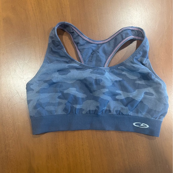 C9 by Champion Blue Camouflage Sports Bra - Picture 1 of 5